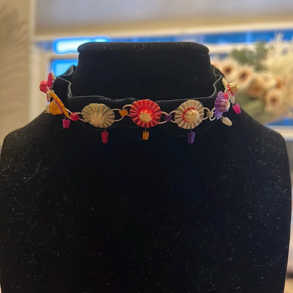 Handmade Velvet Choker from Colombia